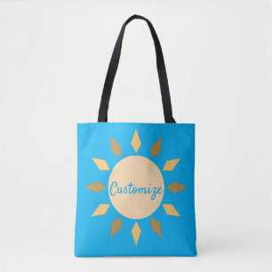 Tote Bag Cercle solaire géométrique Thunder_Cove