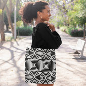 Tote Bag Cercles Abstraits