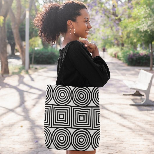 Tote Bag Cercles Abstraits