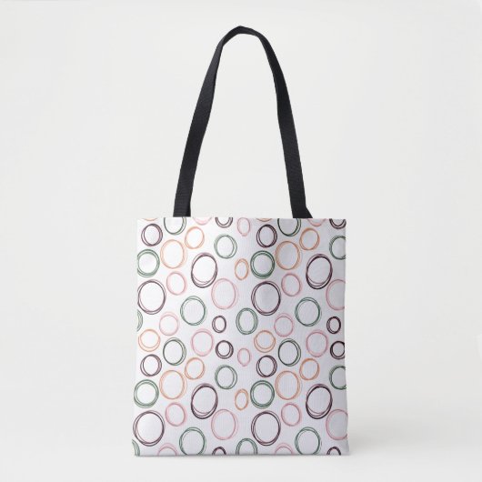 Tote Bag Cercles Boho (Devant)