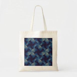 Tote Bag Cercles métalliques illusion optique, patte transp