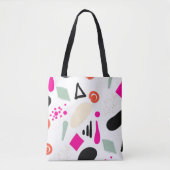 Tote Bag Cercles modernes abstraits sans couture points amu (Devant)