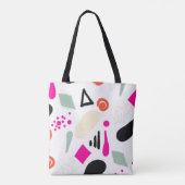 Tote Bag Cercles modernes abstraits sans couture points amu (Dos)