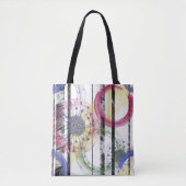 Tote Bag Cercles multicolores (Devant)
