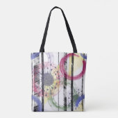 Tote Bag Cercles multicolores (Dos)