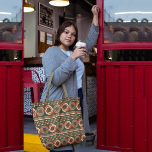 Tote Bag Cercles rétro vintages