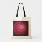 Tote Bag Cercles violets rétro (Devant)