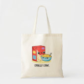 Tote Bag Céréales Corny Funny Lait Céréal Pun (Devant)