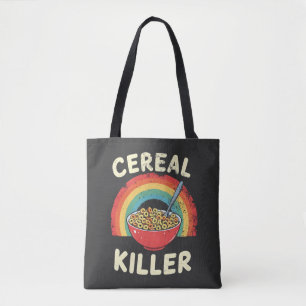 Tote Bag Céréales Killer Mens Food Pun True Crime