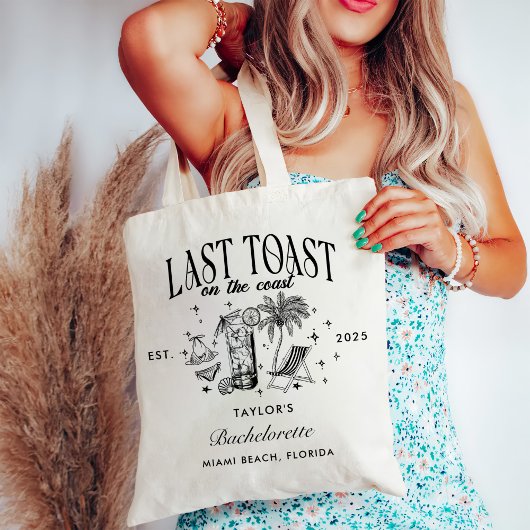 Tote Bag Cérémonie de mariage entre filles moderne et côtiè