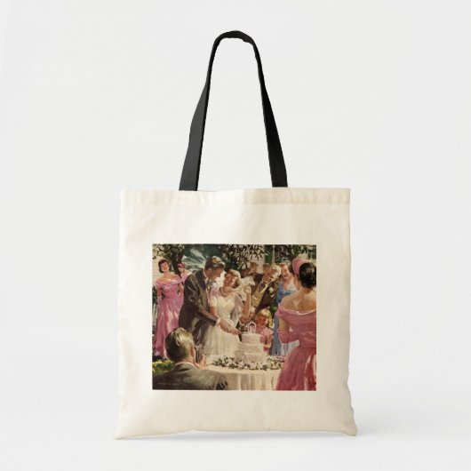 Tote Bag Cérémonie de mariage vintage (Devant)