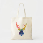 Tote Bag Cerf aquarelle (Devant)