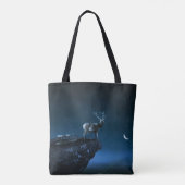 Tote Bag cerf au clair de lune (Dos)