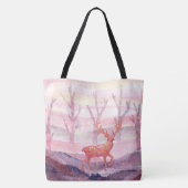 Tote Bag Cerf dans la forêt (Dos)