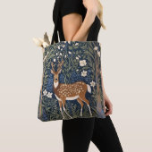 Tote Bag Cerf Dans La Forêt Bluebell William Morris Inspiré (De près)