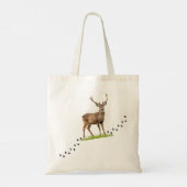 Tote Bag Cerf de l'âme de la forêt (Dos)