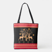 Tote Bag Cerf de Noël (Dos)
