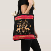 Tote Bag Cerf de Noël (De près)
