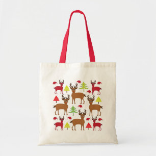 Tote Bag Cerf de Noël Festif Noël