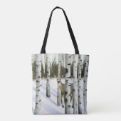 Tote Bag Cerf en chute de neige (Dos)
