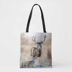 Tote Bag Cerf mulet mâle et femelle