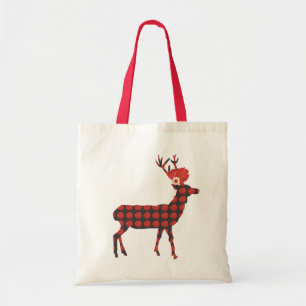 Tote Bag Cerfs communs avec des fleurs d'été/sac