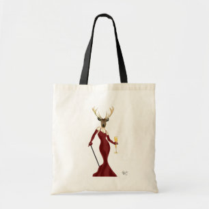 Tote Bag Cerfs communs de charme dans Marsala