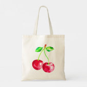Tote Bag Cerise, Cerises rouges (Dos)