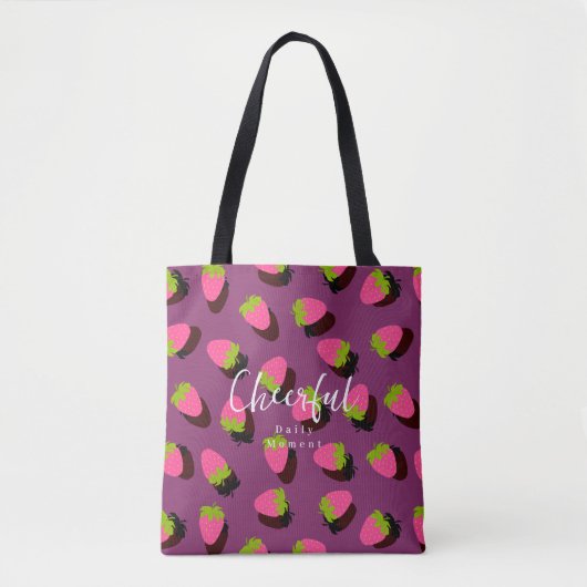 Tote Bag Cerise fraise (Devant)