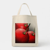 Tote Bag Cerises avec gouttes de ragoût (Dos)