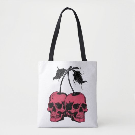 Tote Bag Cerises d'Halloween (Devant)