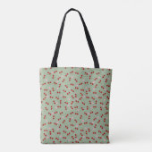 Tote Bag Cerises Et Fleurs (Dos)
