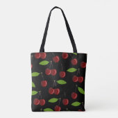 Tote Bag cerises noires (Dos)