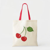 Tote Bag Cerises rétro (Devant)