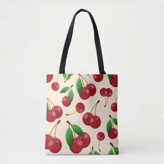 Tote Bag cerises sucrées en été (Devant)