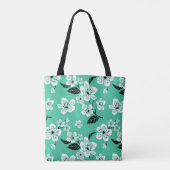 TOTE BAG CERISIER EN FLEURS - SAKURA (MENTHE) (Dos)