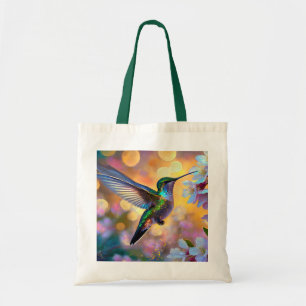 Tote Bag Cerisier Imaginaire Sunrise Hummingbird