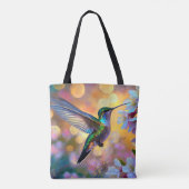 Tote Bag Cerisier Imaginaire Sunrise Hummingbird (Dos)