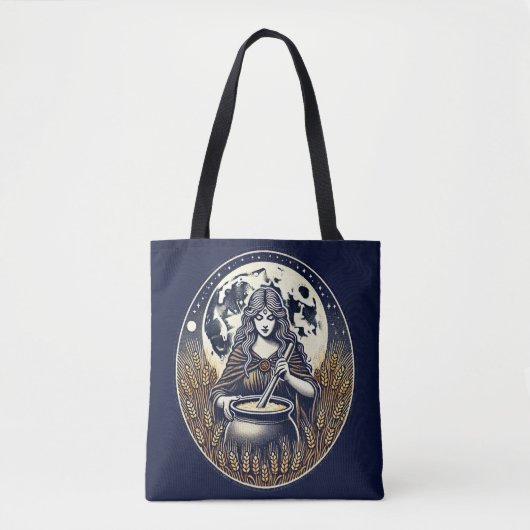 Tote Bag Cerridwen Witch (Devant)