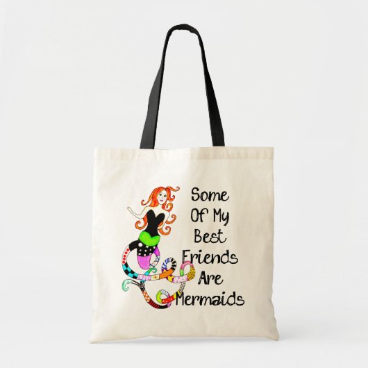 Tote Bag Certains de mes meilleurs amis sont des sirènes (Devant)