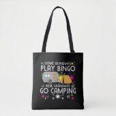 Tote Bag Certains Grand-Mères Jouer Bingo Véritables Grand- (Devant)