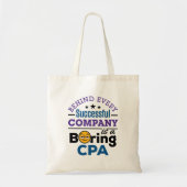 Tote Bag Certification CPA Comptable Public Boring CPA (Devant)