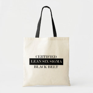 Tote Bag Certifié Lean Six Sigma Black Belt Fourre-tout