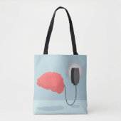 Tote Bag Cerveau électrique (Devant)