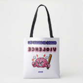 Tote Bag Cerveau faisant violence (Devant)