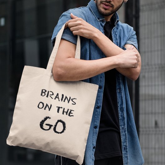 Tote Bag Cerveaux sur le Go Stylish Enseignant Diplômé