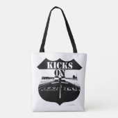Tote Bag Ces coups de pied sur 66 (Dos)