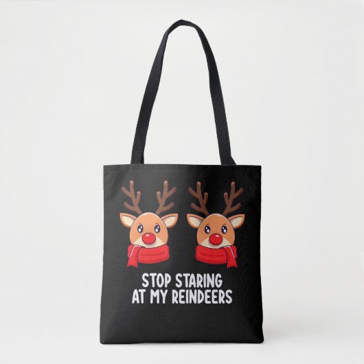 Tote Bag Cessez De Reprendre Mes Vacances De Noël (Devant)