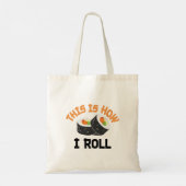 Tote Bag C'Est Comme Ça Que Je Roule - Sushi Drôle (Dos)