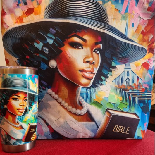 Tote Bag C'est dimanche et prêt pour l'Eglise